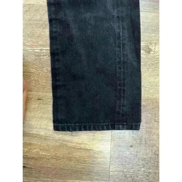 Peter Manning Johnny Men's Black Distressed Jeans 30X30 5 Pocket Grunge - Picture 4 of 10